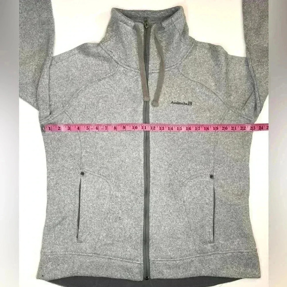 Avalanche Women’s Full Zip Mock Neck Sweater, Thermal Layering Jacket Size- XL - Picture 5 of 14